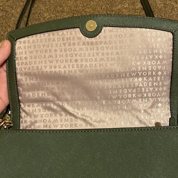 Kate Spade olive green purse - Picture 6 of 7